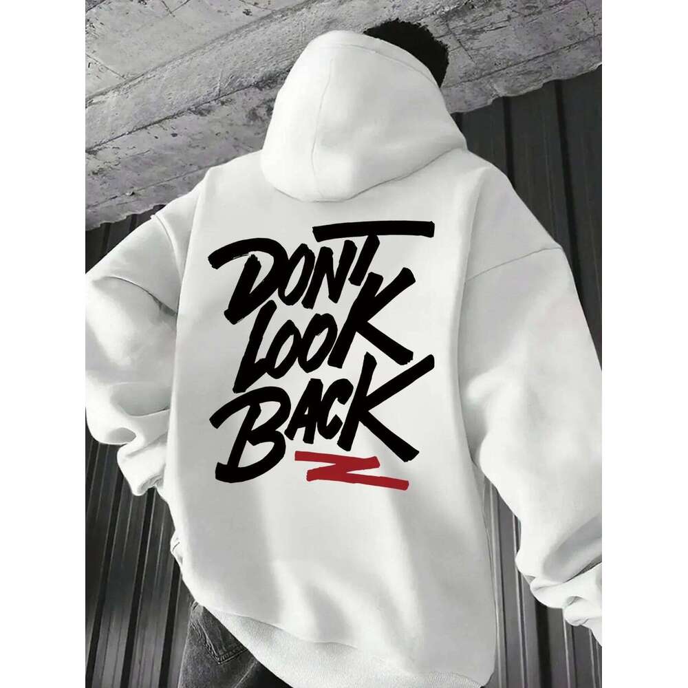 The 2025 New Casual Sporty Pullover with Hood Long-sleeved and Drawstring Men's Streetwear Harajuku Aesthetic Trend Hoodie Z260314