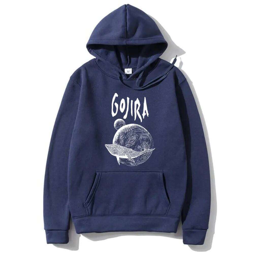 French Metal Band Gojira From Mars To Sirius Album Cover Print Hoodie Men Fashion Autumn fleece hoodie Regular fit Long Sleeves Z260314