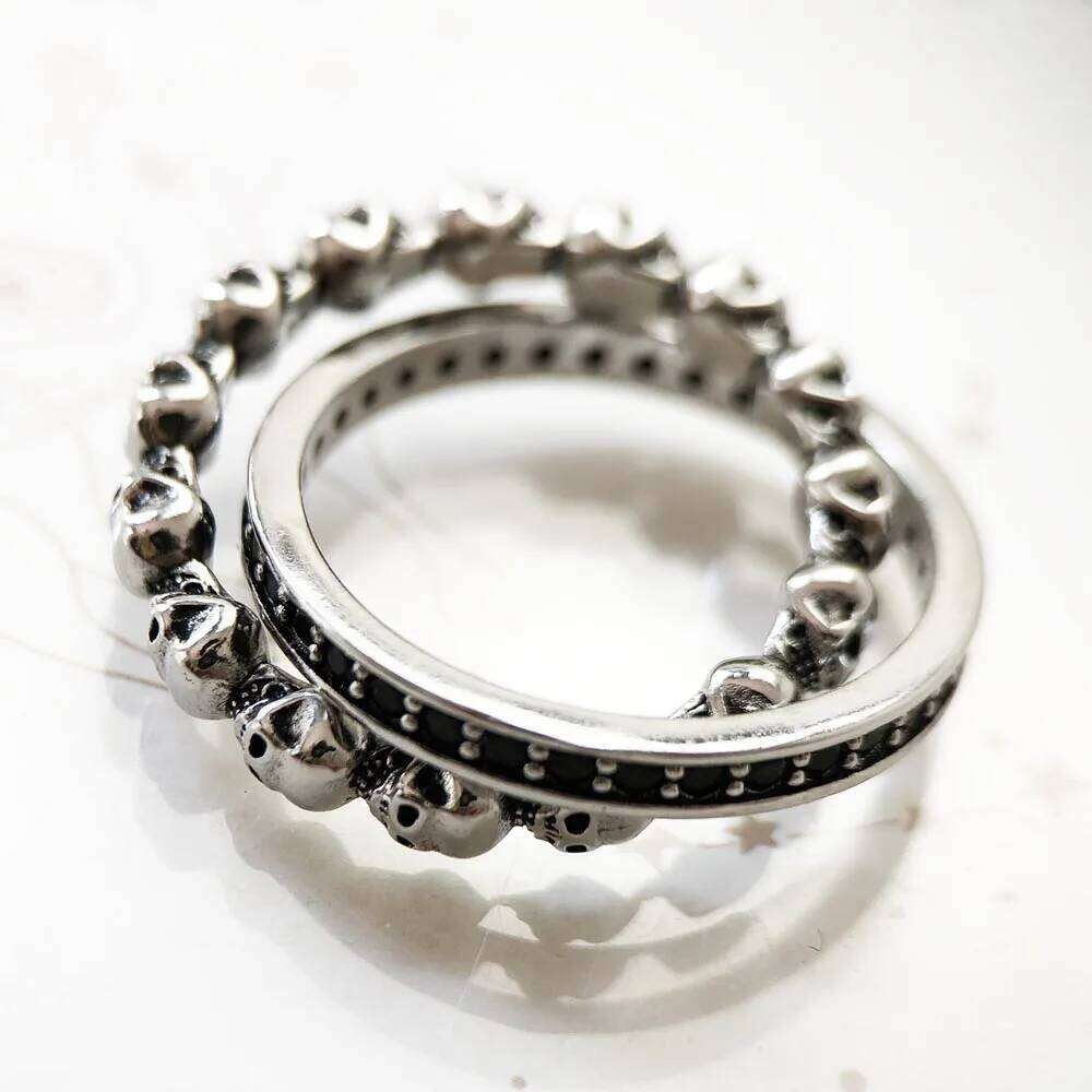 Ring Skull United Forever Europe Style Rebel Fine Jewerly For Men & Women Autumn New Gift In 925 Sterling Silver H260312