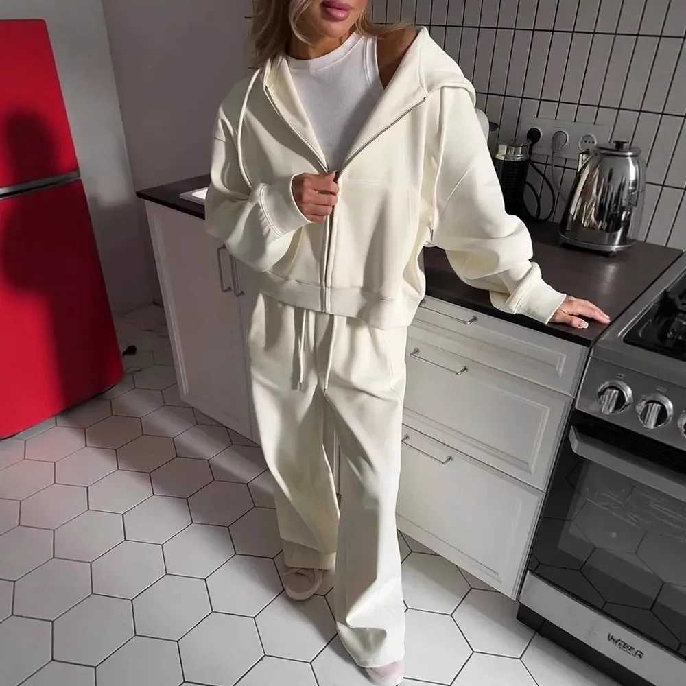 Spring Womens Autumn Suit with Pants Oversize Pink Top and Pants Set Casual Tracksuit with Pants Two Piece Sets Womens Outifits M260313