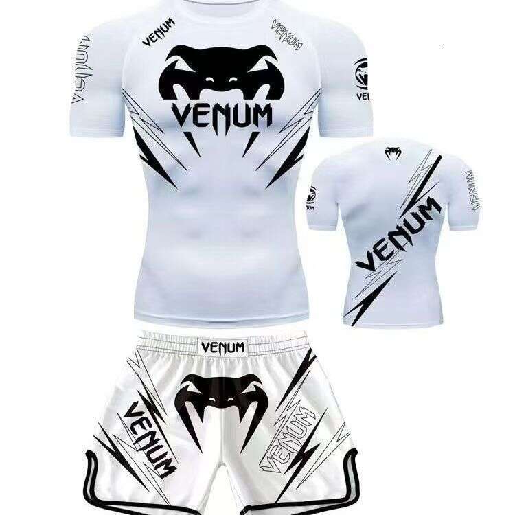 Venom Sanda Training Suit Quick-Dry Fighting Boxing Fitness Combat Set Children's Combat Training Suit Customized
