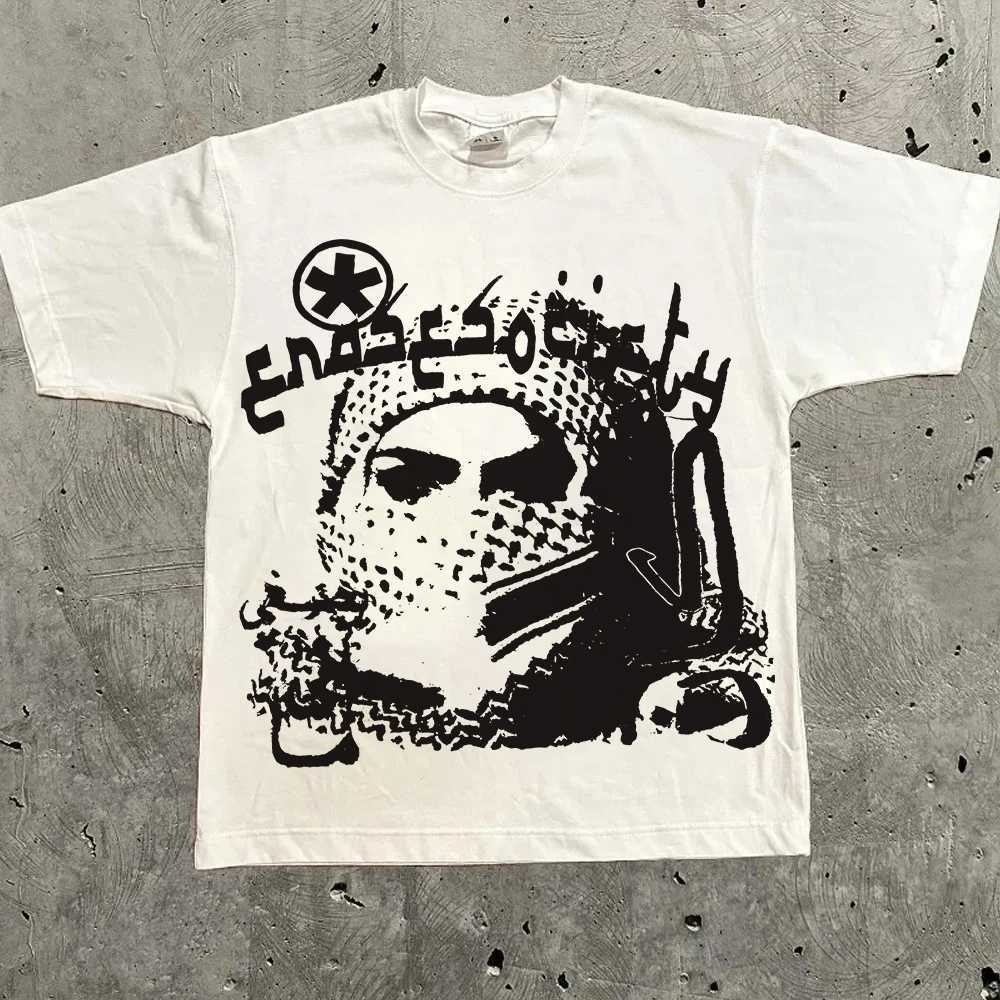 Harajuku Letter Graphic T Shirts Y2k Tops Men Women High Street Oversized T Shirt Pro Choice Streetwear Vintage Tee Clothing D260313