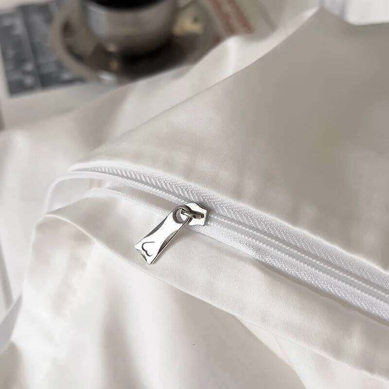 1000TC Egyptian Cotton Solid Color Hotel Style Embroidery Bedding Duvet cover Set Flat/Fitted Bed Sheet Pillowcases H260312 - view 7