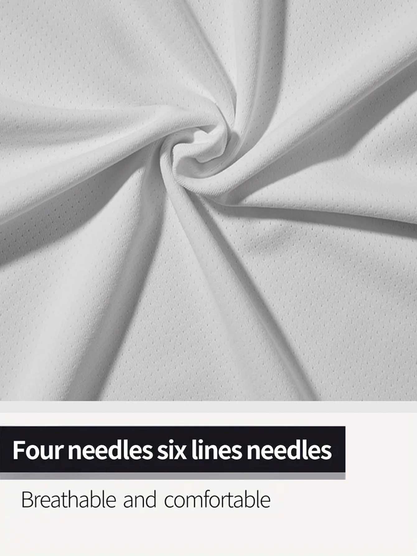 Round Neck T-Shirt 7-Piece White Ultra-Light Mens Quick-Drying Breathable Sweat-Absorbent Shirt Suitable for Fitness Gym and Ru D260313