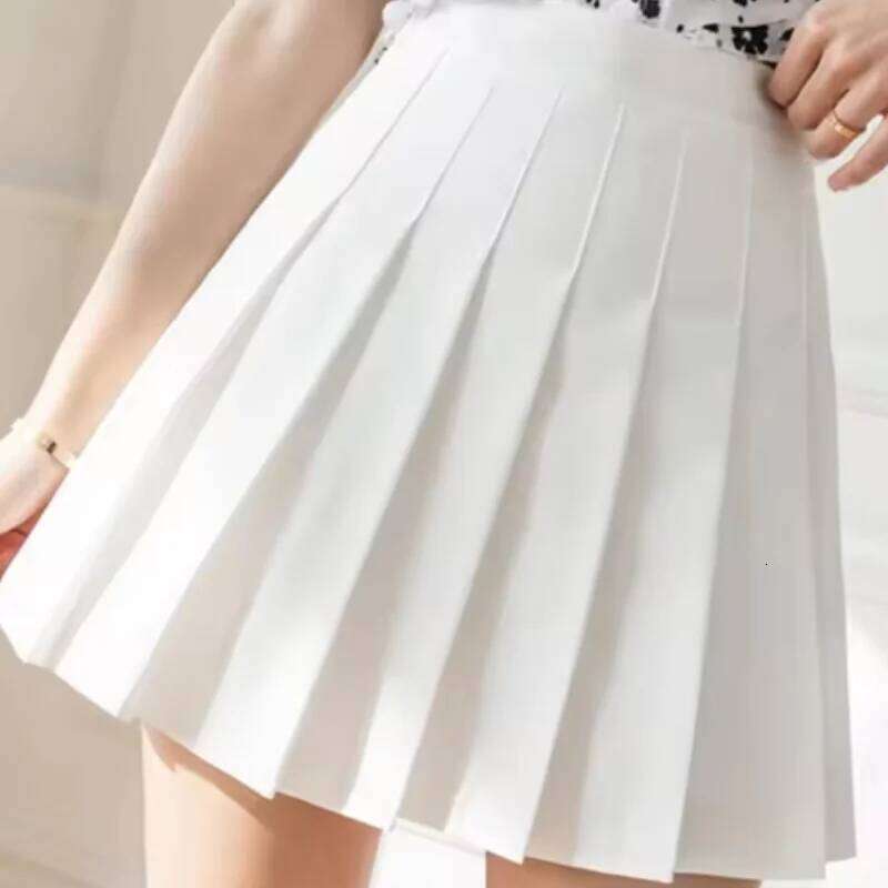 2025 New Vintage Gray Pleated Skirt Women Kawaii High Waist Mini Skirts Korean Fashion School Uniform Harajuku Streetwear Spring Z260314