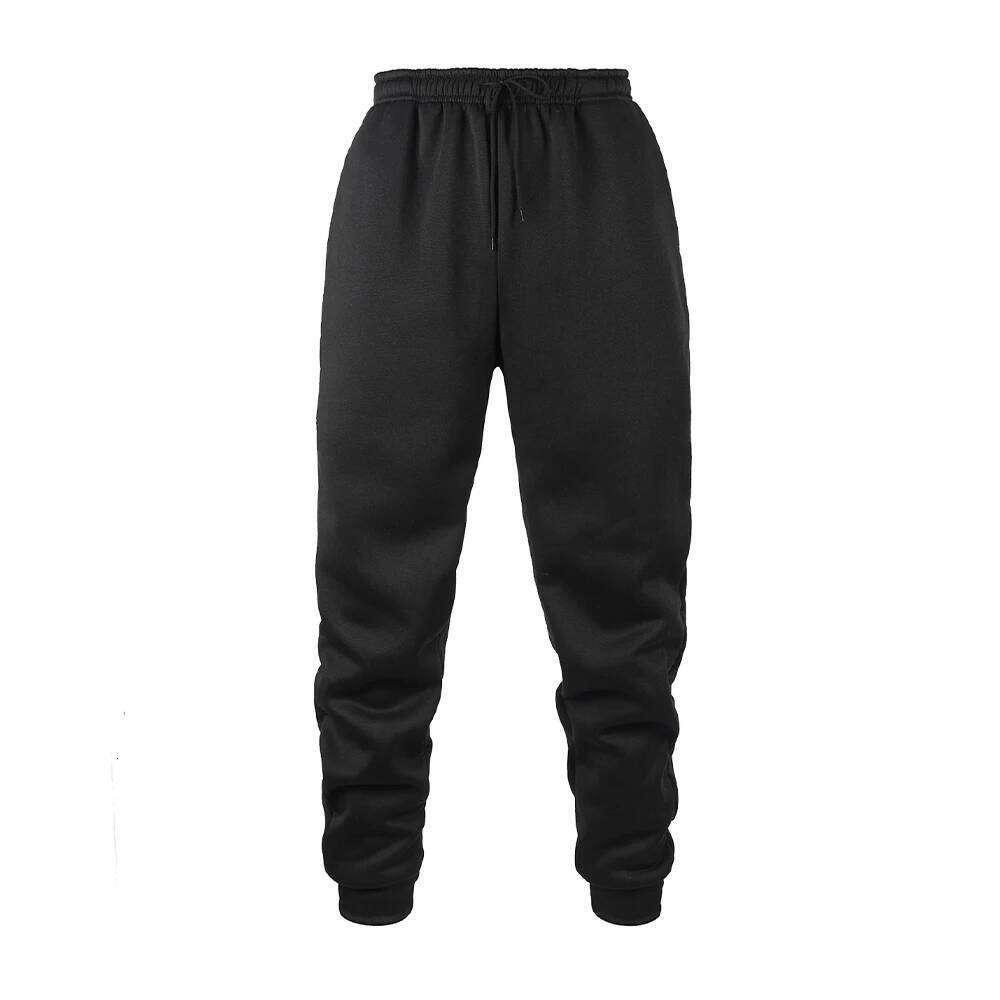 Mens Jogging Sports Fitness Running Trousers Solid Color Sweatpants Easy to Match Home Pants Z260315
