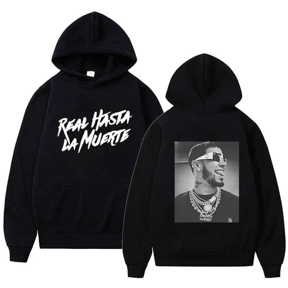 New Rapper Anuel AA Printed Hoodies Men Woman Fashion Hoodie Singer Graphic Printing Sweatshirts for Fans Fleece Streetwear Z260315