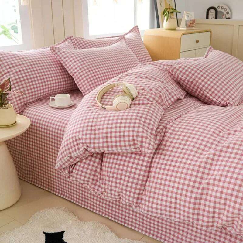 4 pieces of 100% cotton quilt super soft breathable duvet covers single and double extra large comfortable bags H260312 - view 3