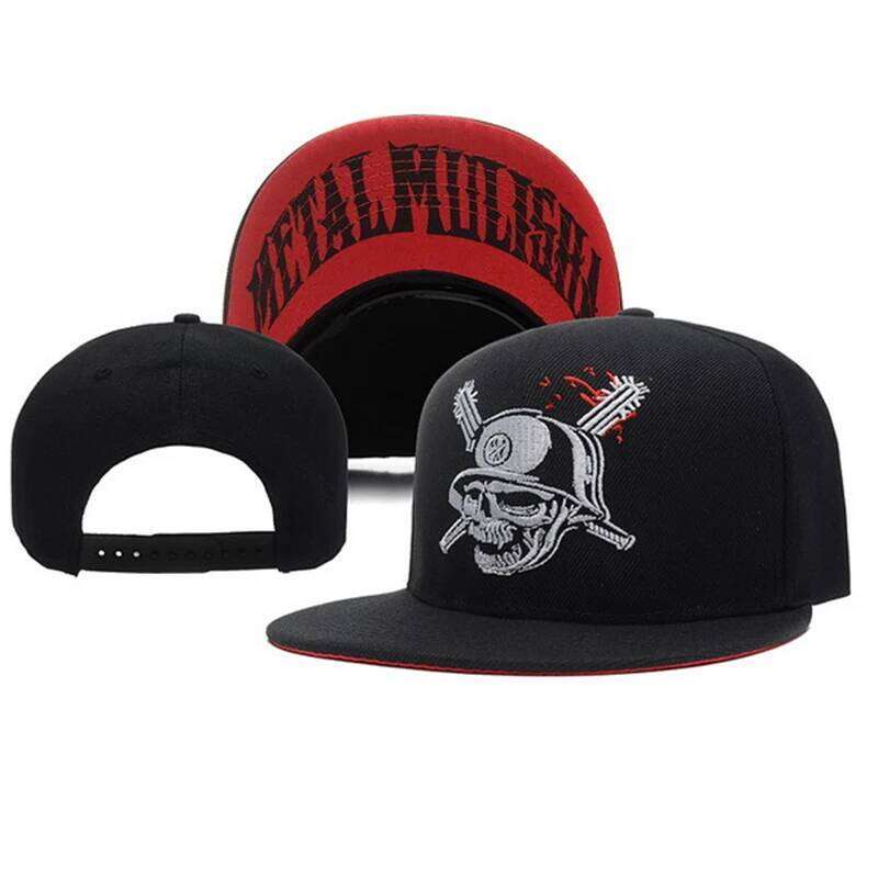 Metal Mulisha Men Women Baseball Cap Skull Embroidery Outdoor Sport Snapback Hip Hop Sun Visor Fashion Unisex Flat brim Hat H001 Z260313
