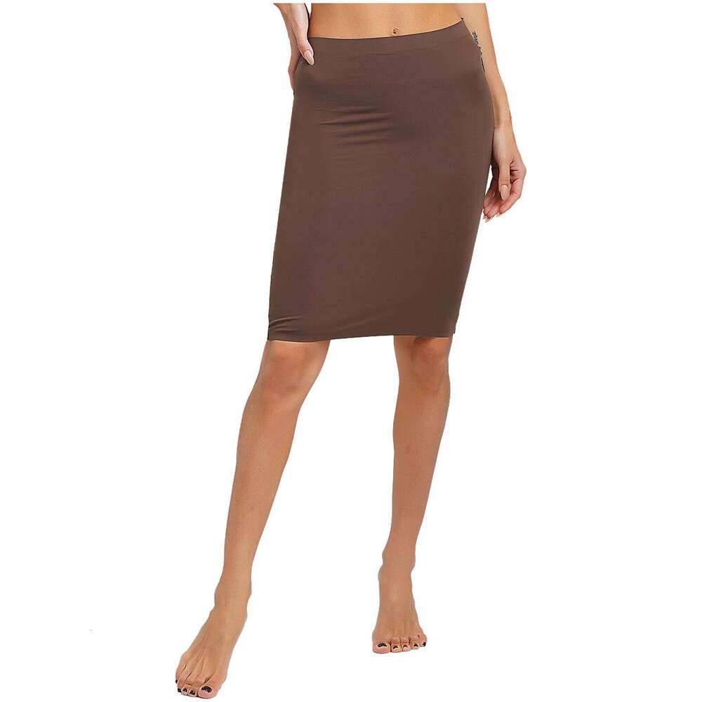 Sexy Women Tummy Control Body High Waist Shaperwear Underdress Seamless Plain Color Tight Fitting Shaper Skirt Z260314