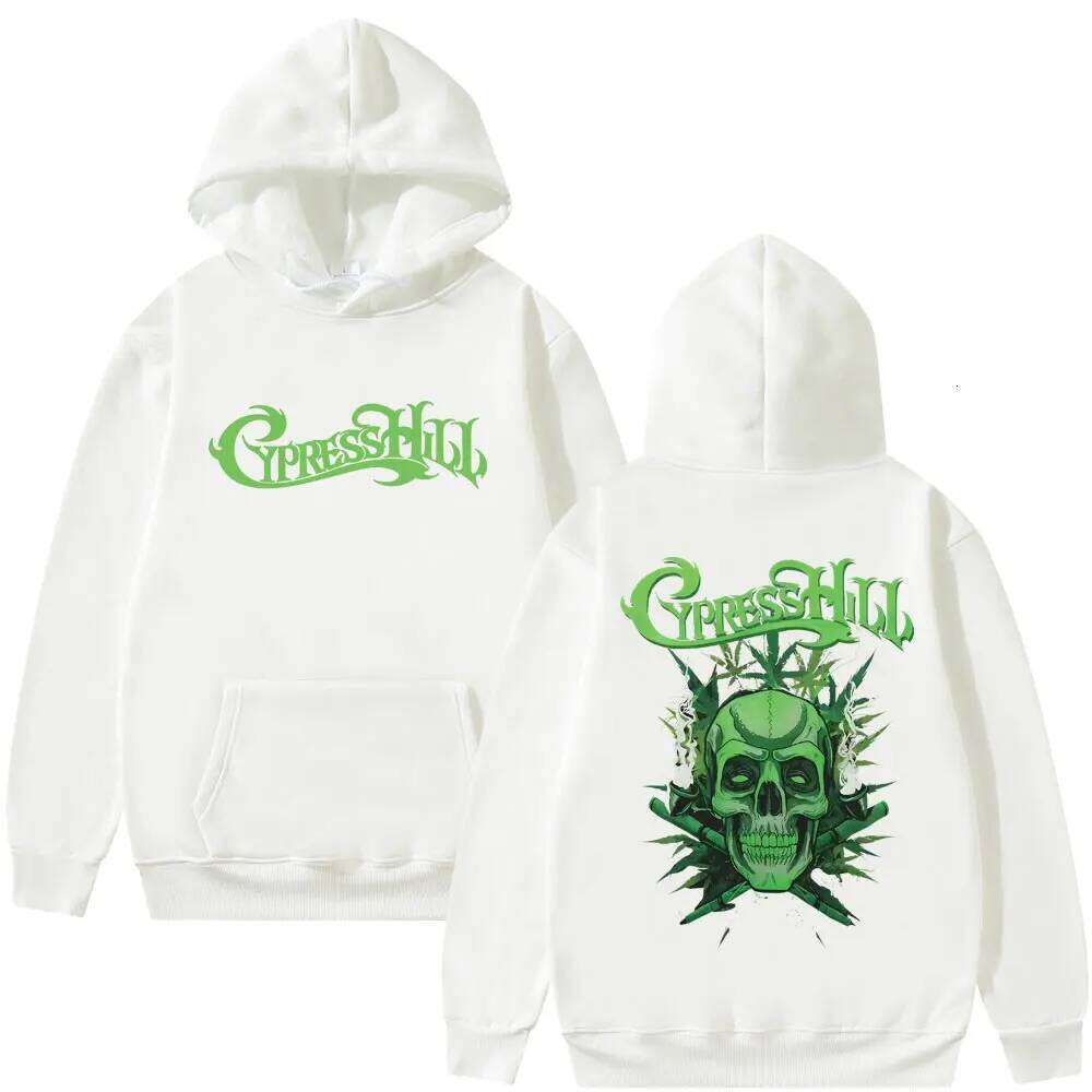 Rapper Cypress Hill Skeleton Graphic Print Hoodie Men Women Hip Hop Oversized Streetwear Male Fashion Vintage Sweatshirt Autumn Z260314
