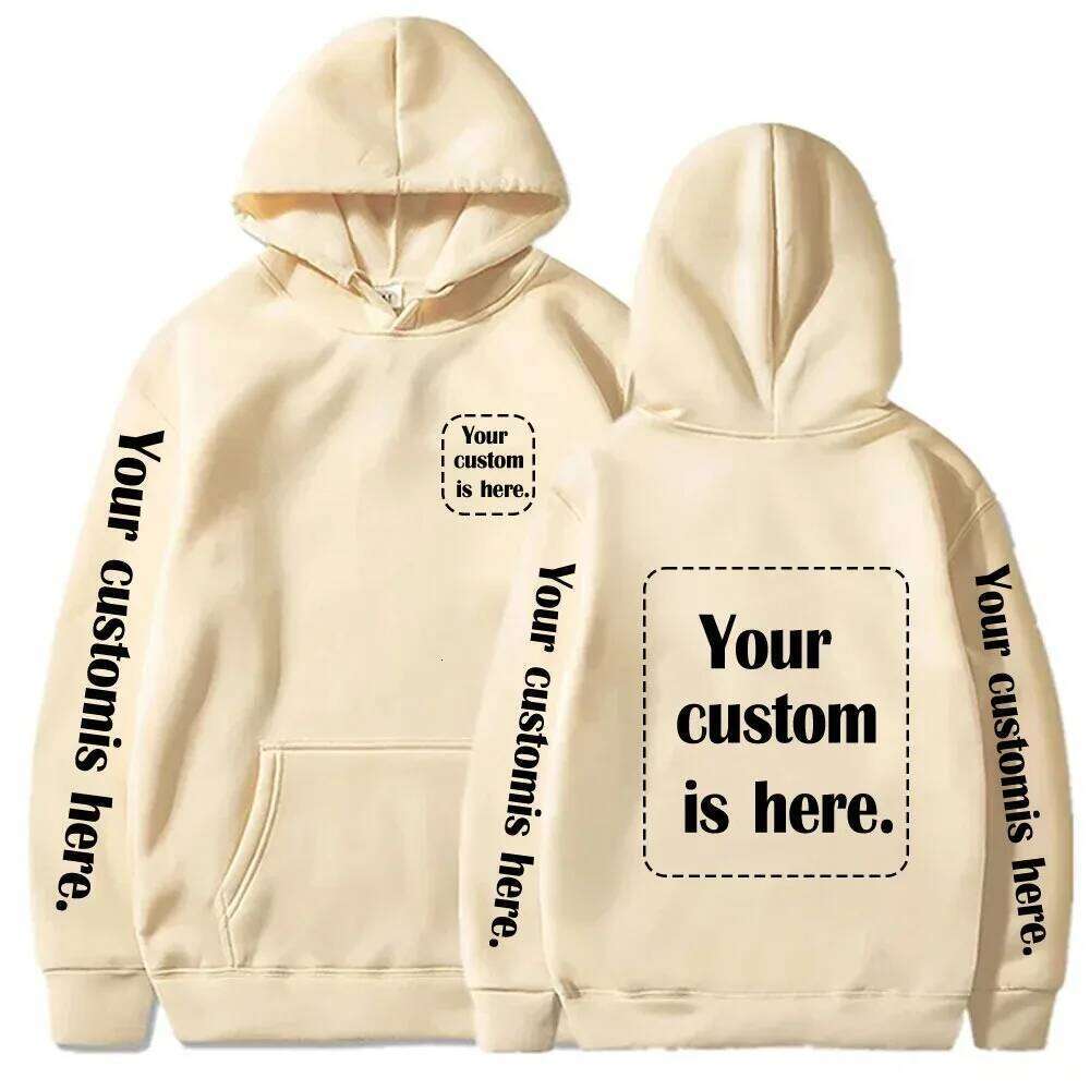 2024 Custom Printed Men Women Hoodie Loose Casual Clothing Fashion LongSleeve Hooded Pullover Personality Streetwear Sweatshirts Z260314
