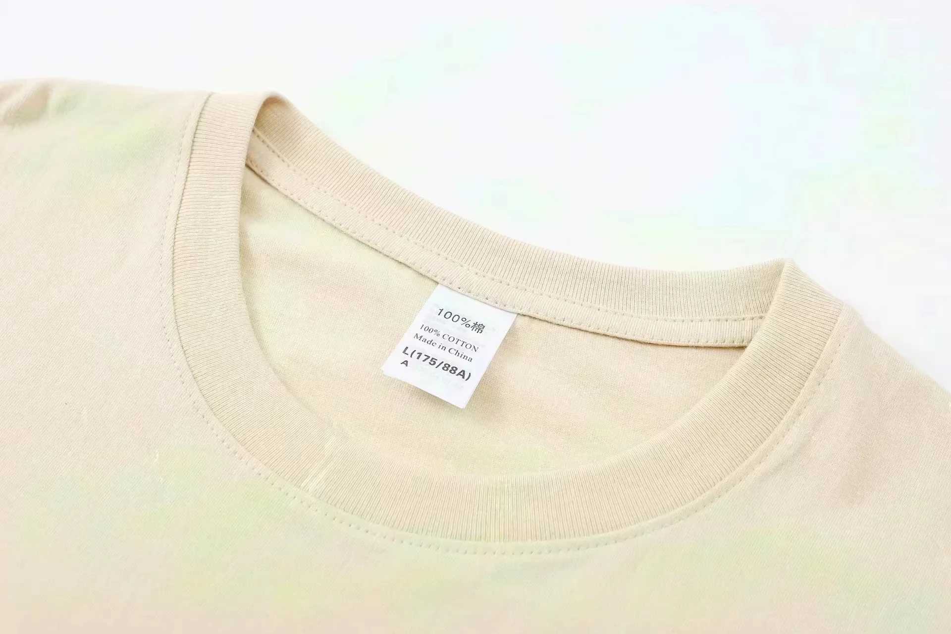 New trend hot mens and womens cotton round neck short sleeved T-shirts fashionable casual short sleeved T-shirts comfortable D260313