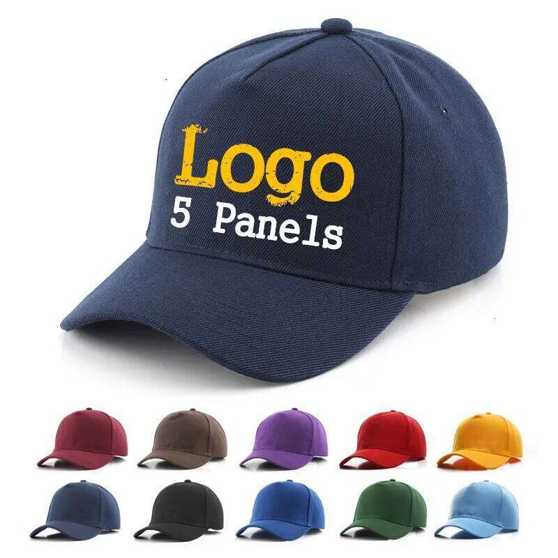 Unisex Men Women 5 Panels trucker Adjustable Sports hat Custom fishing hiking tennis Baseball cap Embroidery logo Z260314