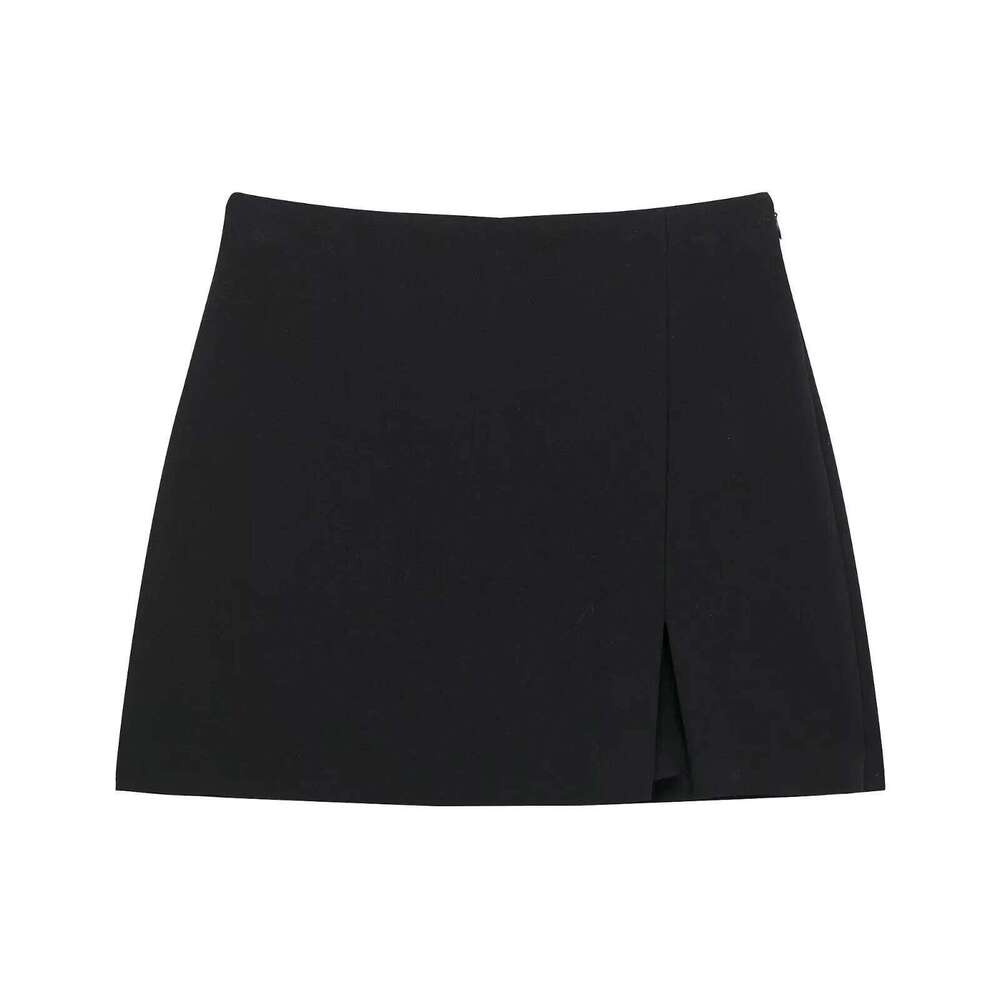 Women's Short Skirts in Black Dark Brown Gray Colors Knitted Material Simple and Stylish for Daily Wear Z260314
