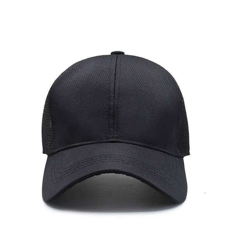 Sports Baseball Cap Men Summer Breathable Mesh Visor Korean Version Light Plate Solid Color Hat Outdoor Leisure Z260313