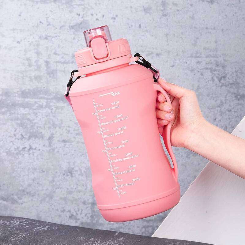 2L Portable Silicone Bottle With Handle Foldable Cup for Outdoor Sports Travel Fitness Leakproof BPA-Free Water Bott Z260313