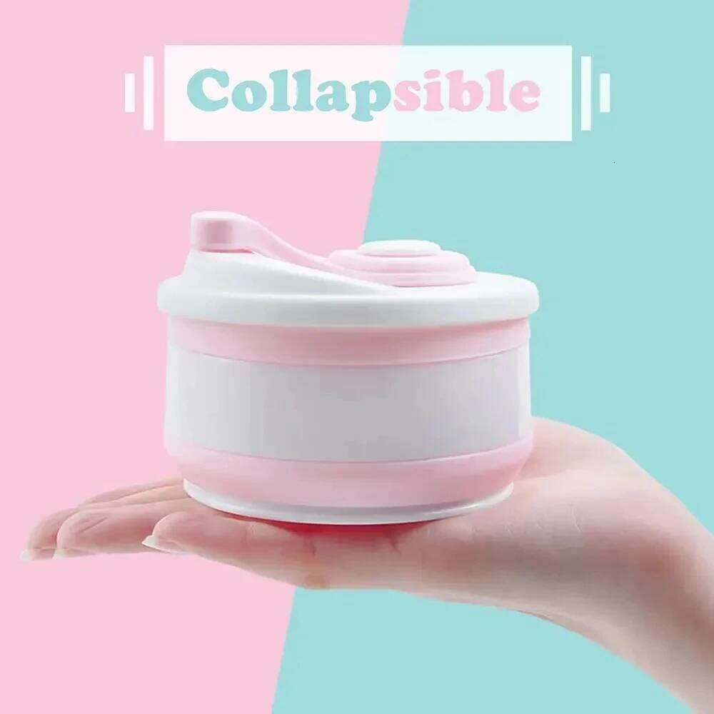 350ml 500ML Food-Grade Silicone Collapsible with Lid Camping Reusable Portable Folding Coffee Tea Cups for Travel Z260314