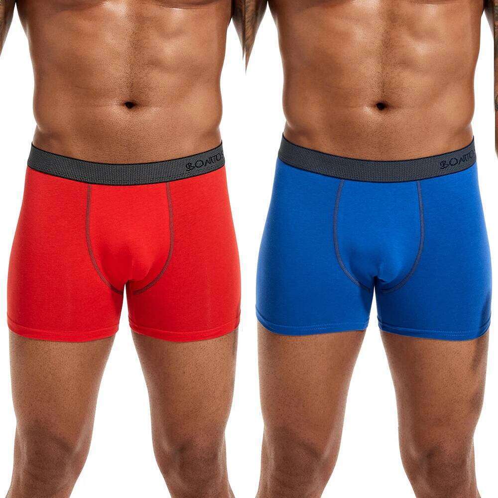 3pcs/pack Sexy Letter Men's Panties Cotton Boxer Shorts Men Underpants Brand Man Underwear Solid Color Boxers