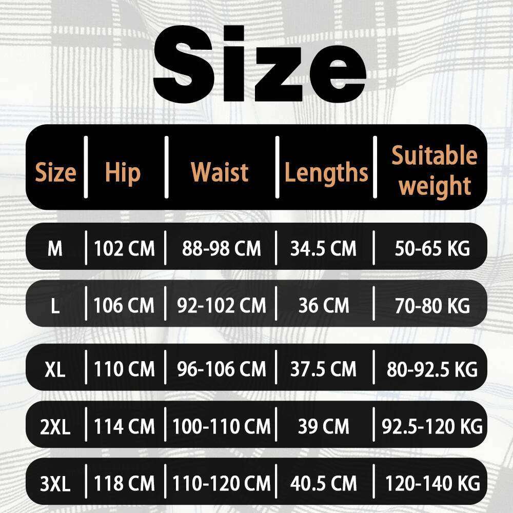 Men's High Waist Big Underpants Pure Cotton Boxer Shorts Underwear Casual Plaid Plus Size Aro Pants Pajama Bottoms at home M-3XL