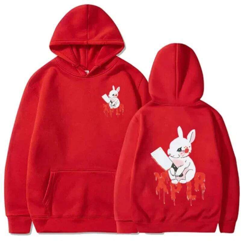 Sam Xplr Merch Colby Autumn and Winter Hoodie Men's Rabbit Pocket Sweatshirt Adult Fashion Casual Print Warm Long Sleeve Pullove Z260315