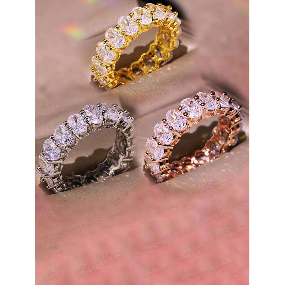 925 Sterling Silver Original Zircon Oval Fashion Ring for Women Gift Engagement Wedding Luxury High Quality Fine Jewelry H260312