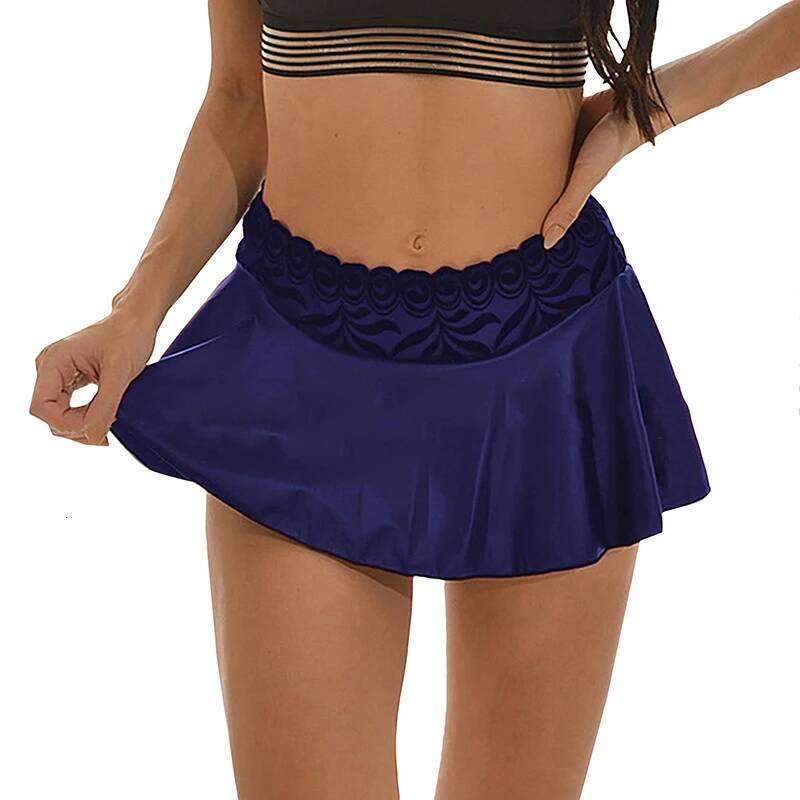 Women's Solid Color Mini Summer Sexy Ultra Short Skirt Party Lace Skirts Z260314