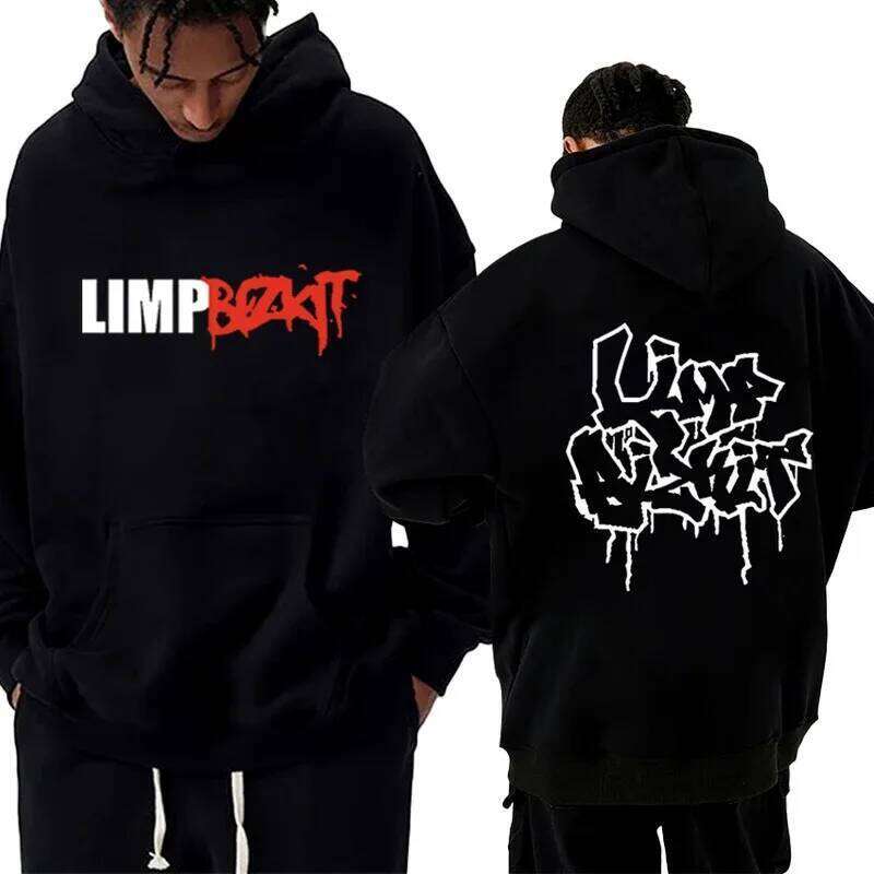 Best Known Limp Bizkit Bill Fashion Retro Sporty Casual Wear Men's/Women's Fleece Long Sleeve Hooded Sweatshirts Z260314