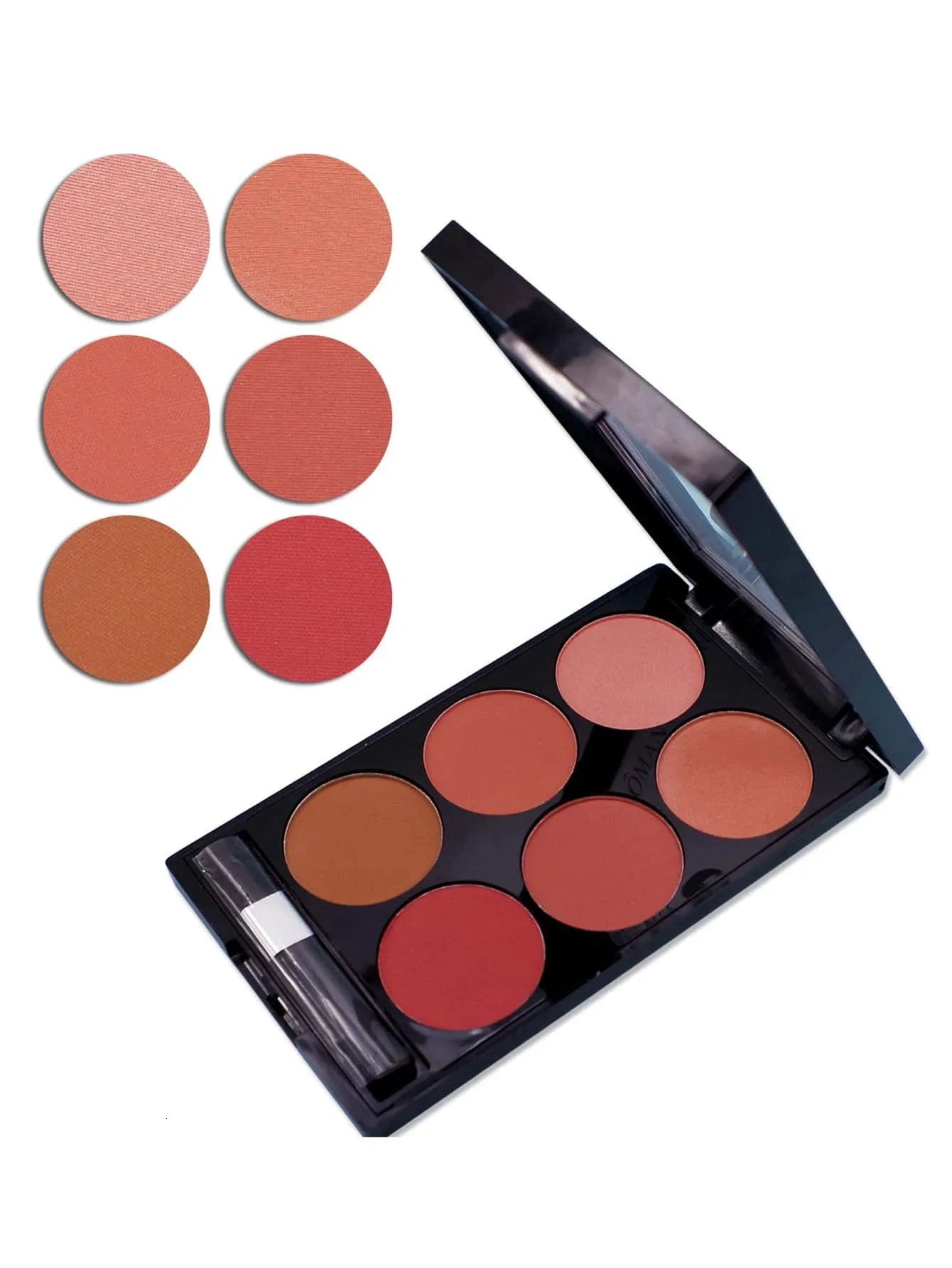 6-color blush and contouring all-in-one palette pearlescent matte powder makeup palette 260305
