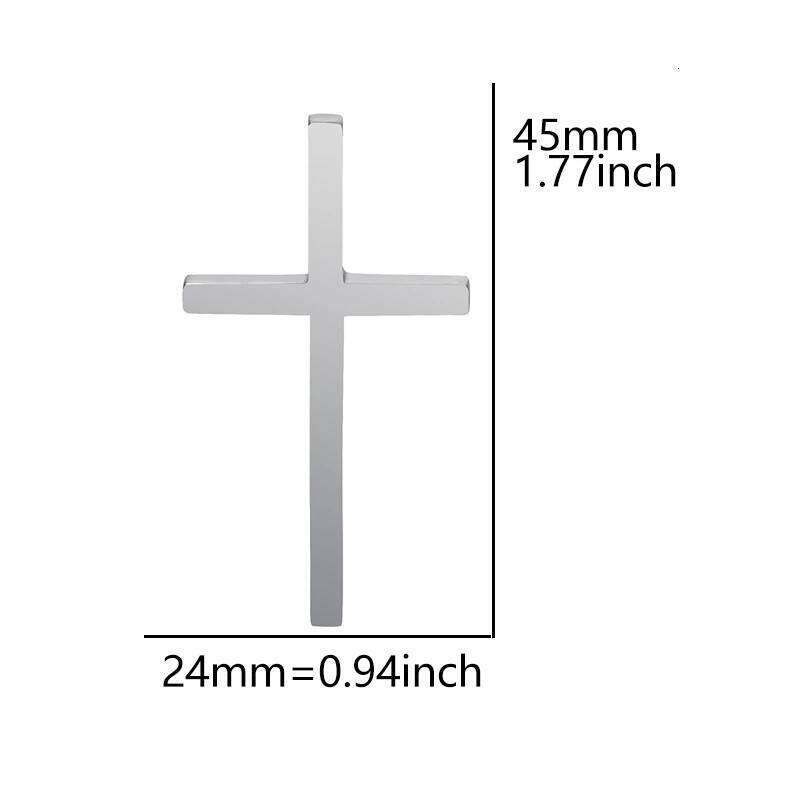Personality Crosses Necklace 45-60cm Chain On The Neck Stainless Steel Necklaces For Men Women Accessories Fashion Jewelry H260312