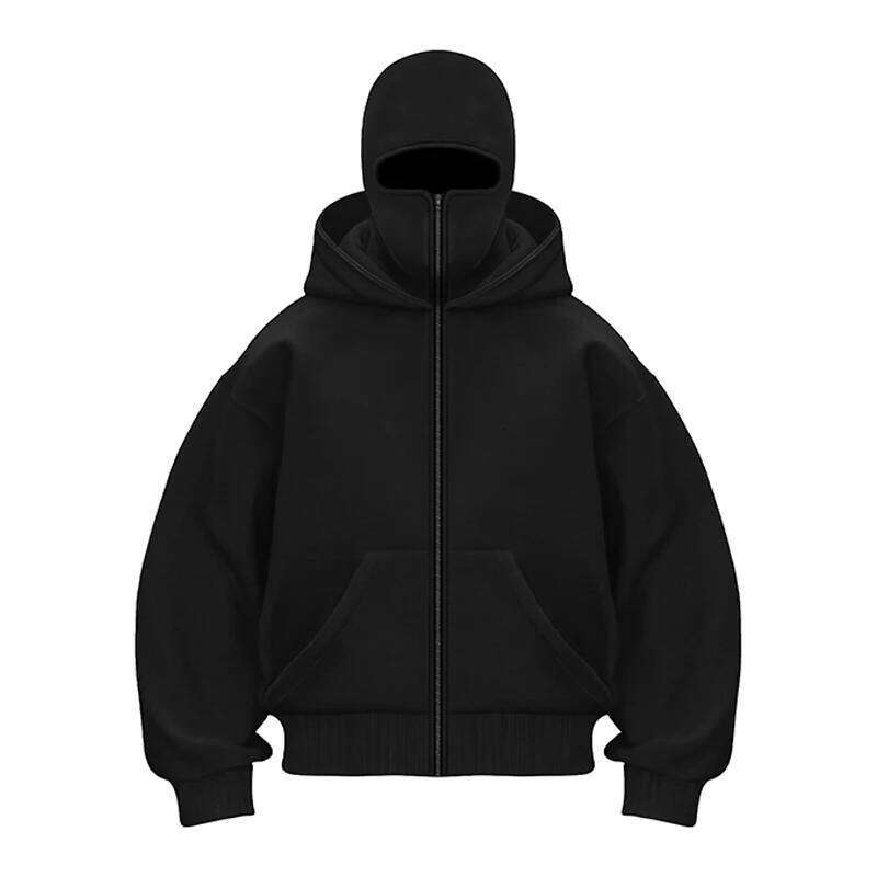 Plain Design Hooded Zip Up Sweatshirt for Men Women Autumn Winter Ins Style Couple Matching 26Y0313