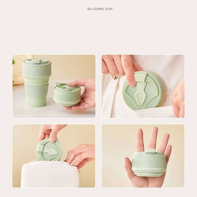 GIANXI Reusable Silicone Folding Portable Telescopic Coffee Cups Outdoor Camping Travel Hiking Collapsible Cup Drinkware Z260313