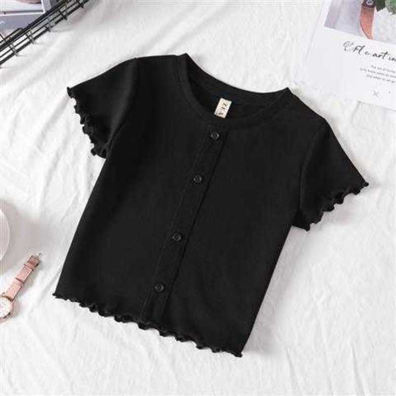 T-shirts Girls' short-sleeve t-shirt children's thin stylish short-sleeve tee for older girls sweat-absorbent and breathable
