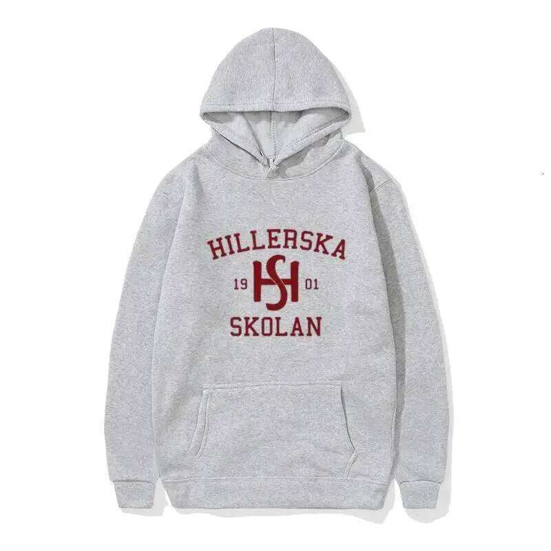 Young Royals Skolan Hoodie Hillerska Unisex Hooded Sweatshirt Graphic Versatile Trendy Long Sleeve Pullover Tv Show Tops Z260314
