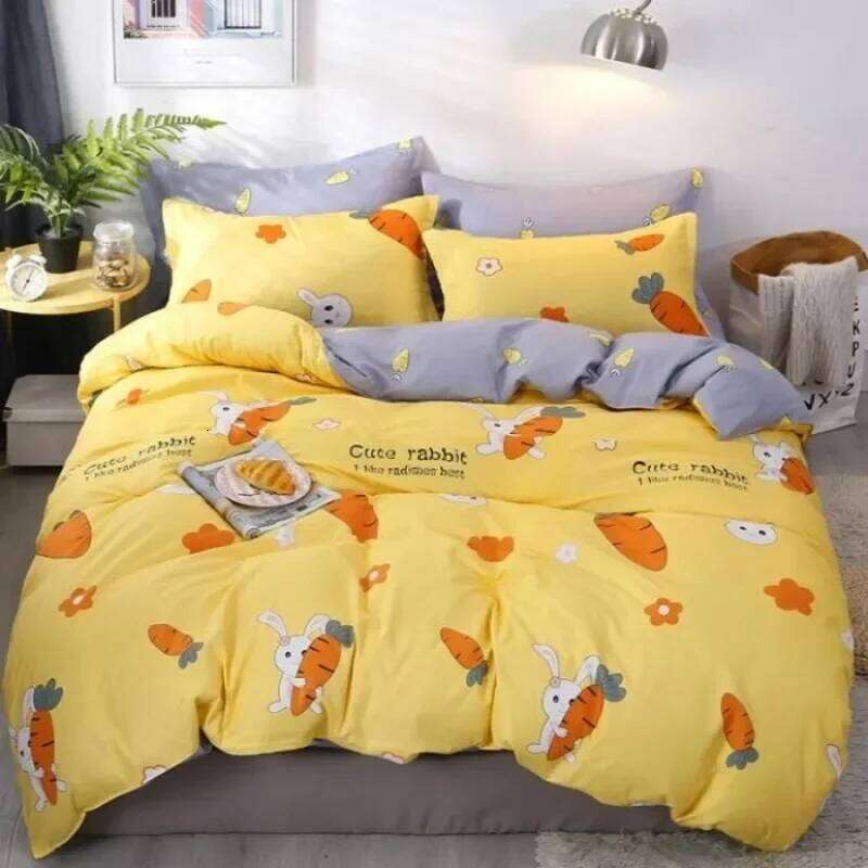 New Comfortable Soft Skin-friendly Aloe Vera Four-piece Set Active Cotton Bedding Sheet Quilt Cover H260312 - view 7