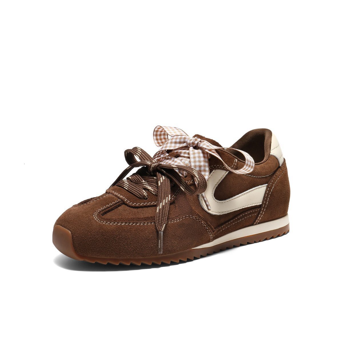 Designer Shoes Women Retro Red Training With Internal Height Increase New Model Genuine Leather Soft Soled Women Casual Sports Trendy Shoes