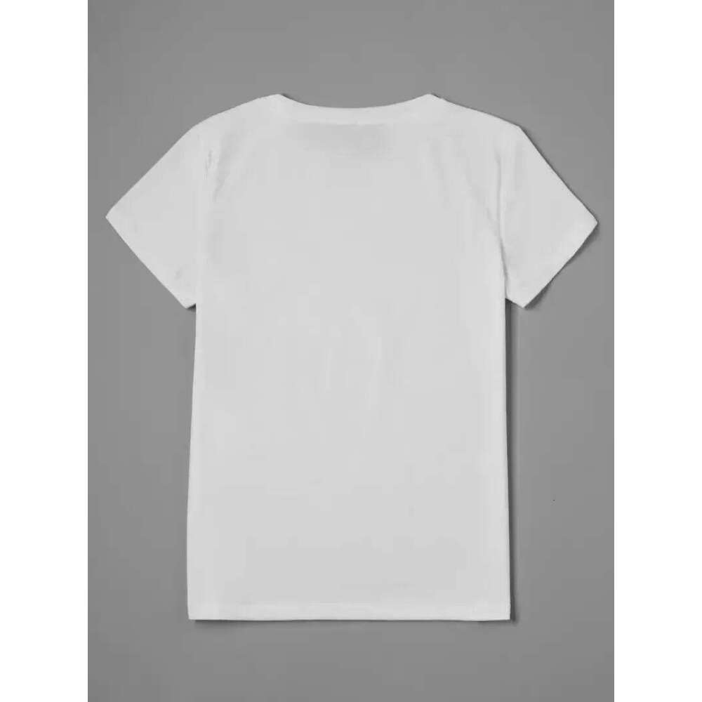 Stars Hollow Gilmore Short Sleeve Printed White Summer New Pattern Basic Clothing Women's Trendy T-Shirt Top Z260314