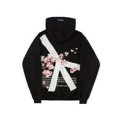 Streetwear Y2K Harajuku Cute Cherry Blossom Graphic Print Oversized Hoodie Gothic Casual Pullover Sweatshirt Men Women Clothing 26Y0313