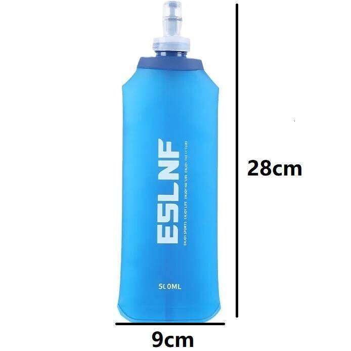 New 500ml Soft Flask Gourde Silicone Water Running Bottle YDSH02 Z260313
