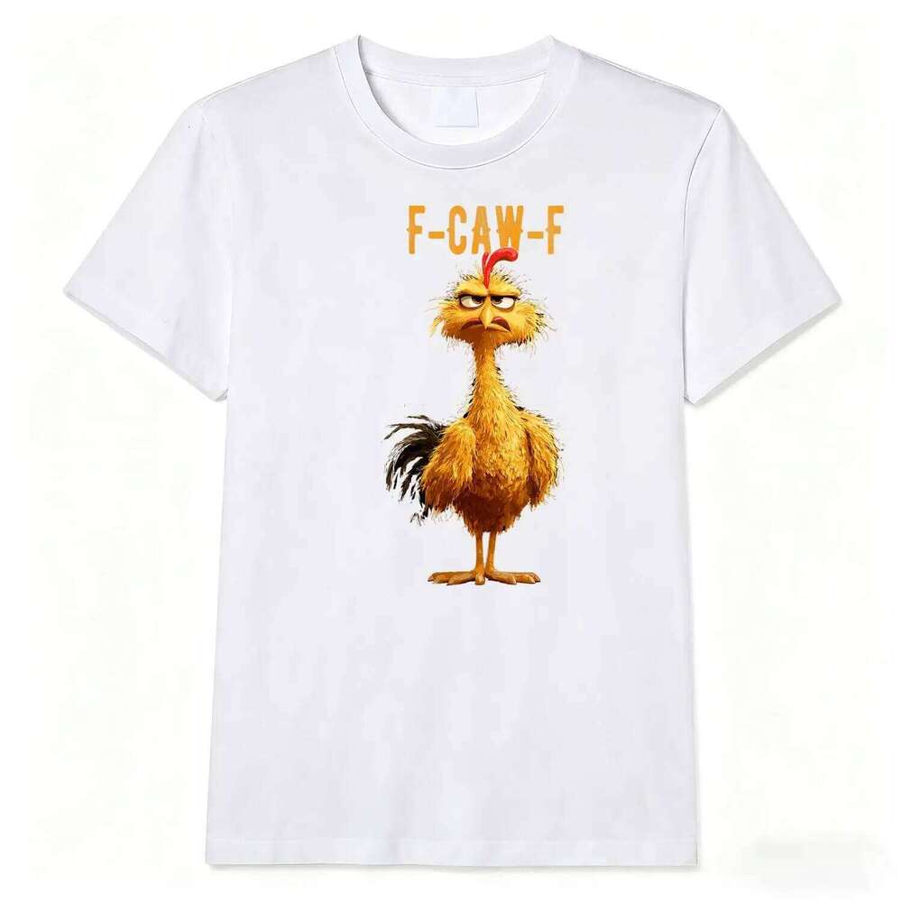 Chicken Character Comfortable breathable machine washable regular fit F-Caw-F Design Halloween Fun Printed white&black Z260314