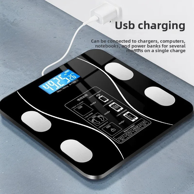 USB Body Fat Scale Intelligent and Precise Home Adult Small Electronic Weighing 260304