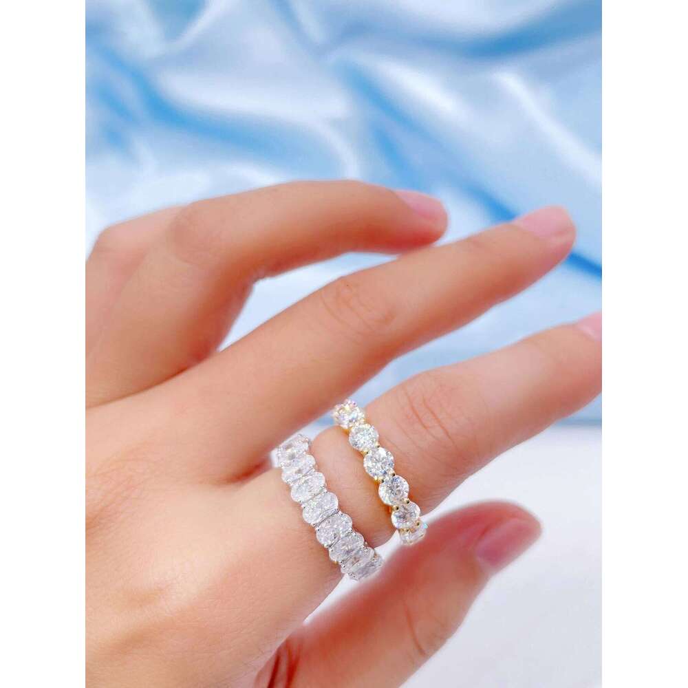 925 Sterling Silver Original Zircon Oval Fashion Ring for Women Gift Engagement Wedding Luxury High Quality Fine Jewelry H260312