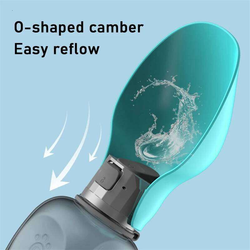 800ml Portable Dog Water Bottle For Small Large Dogs Cat Outdoor Leakproof Walking Drinking Bowls Chihuahua Bulldog Supplies 26W0313