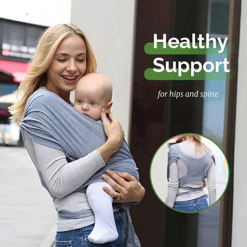 PANGDUBE 1pc Baby Wrap Sling Cotton Carrier for Baby 0-36 Months Newborn Kangaroo Sling Front Artifact Ergonomic Baby Carry X260313