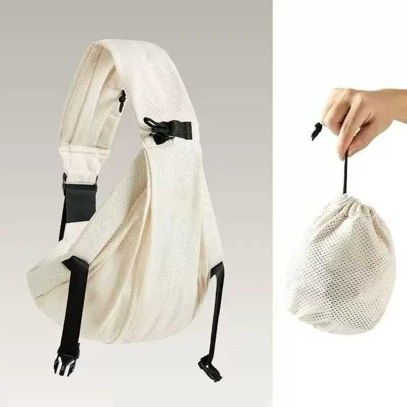 New Portable Baby Sling Front-carrying Portable Newborn Mini Sling Single-shoulder Baby Breathable Carrier X260313