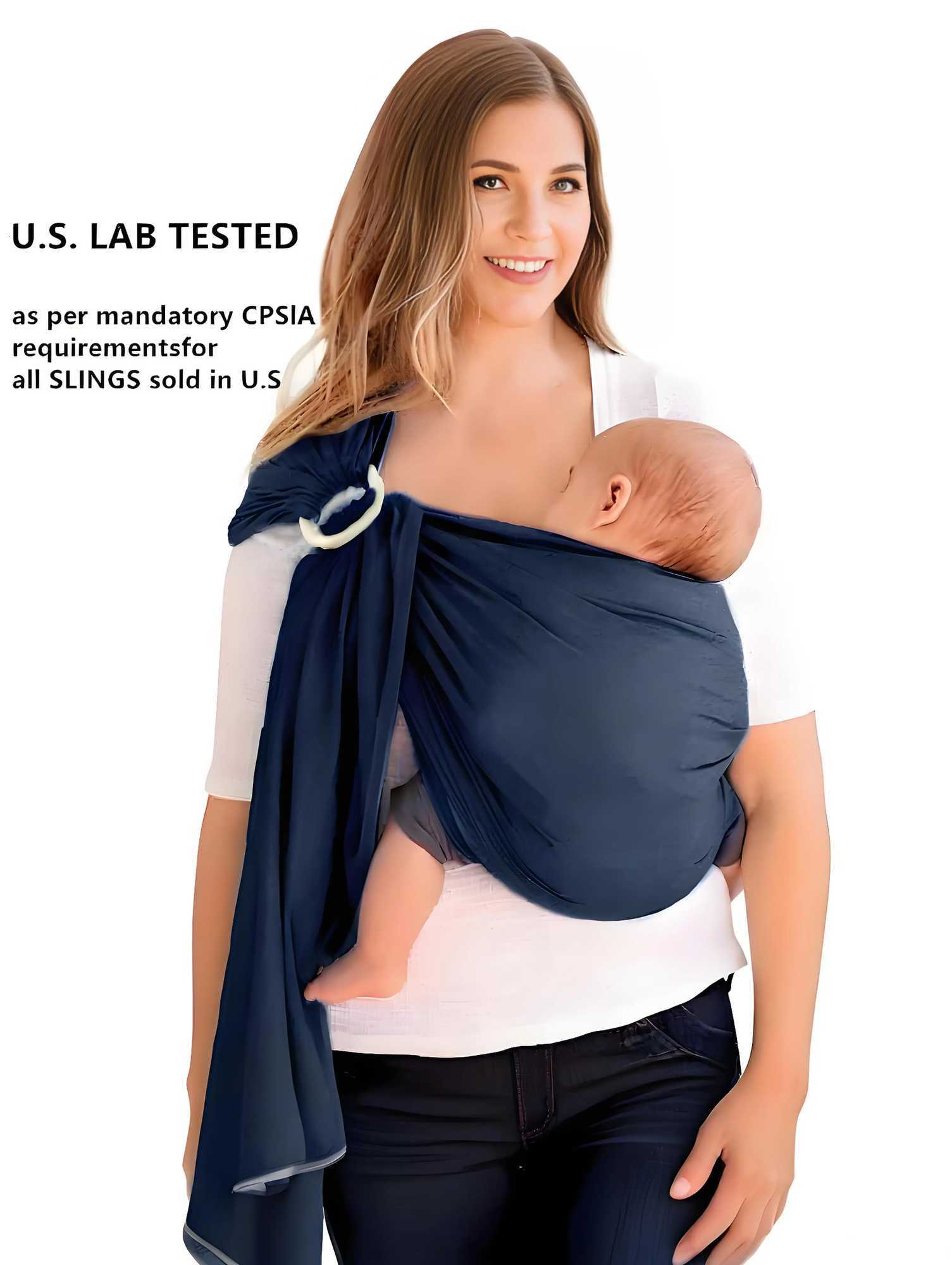 Cotton Maternity Front-Carrying Baby Sling Soft Baby Carrier Comfortable Baby Bag for Easy Transport X260313