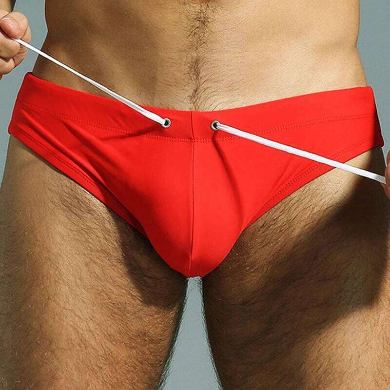 Mens Swimwear Sexy Briefs Swimsuits Trunks Beachwear Summer Surf Board Wear Men Swimming Brief Bikini Underwear Spa Underpants Z260313