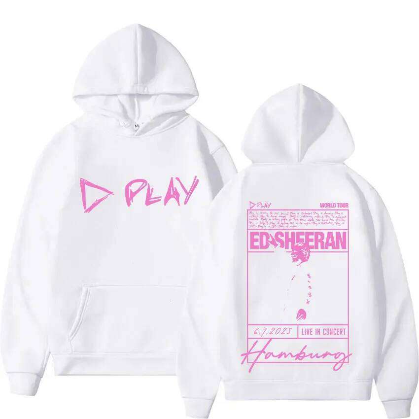 Ed Sheeran Play Tour 2026 Album Merch Men Women Casual High Quality Sweatshirt Hip Hop Gothic Long Sleeve Hoody Streetwear Z260314