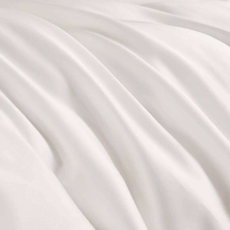 3pcs King Duvet Cover Set, White Silky Lyocell Bedding Setno Sheet,Quilt Cover+Pillowcases For Double Bed Home Drop Shipping H260312 - view 4