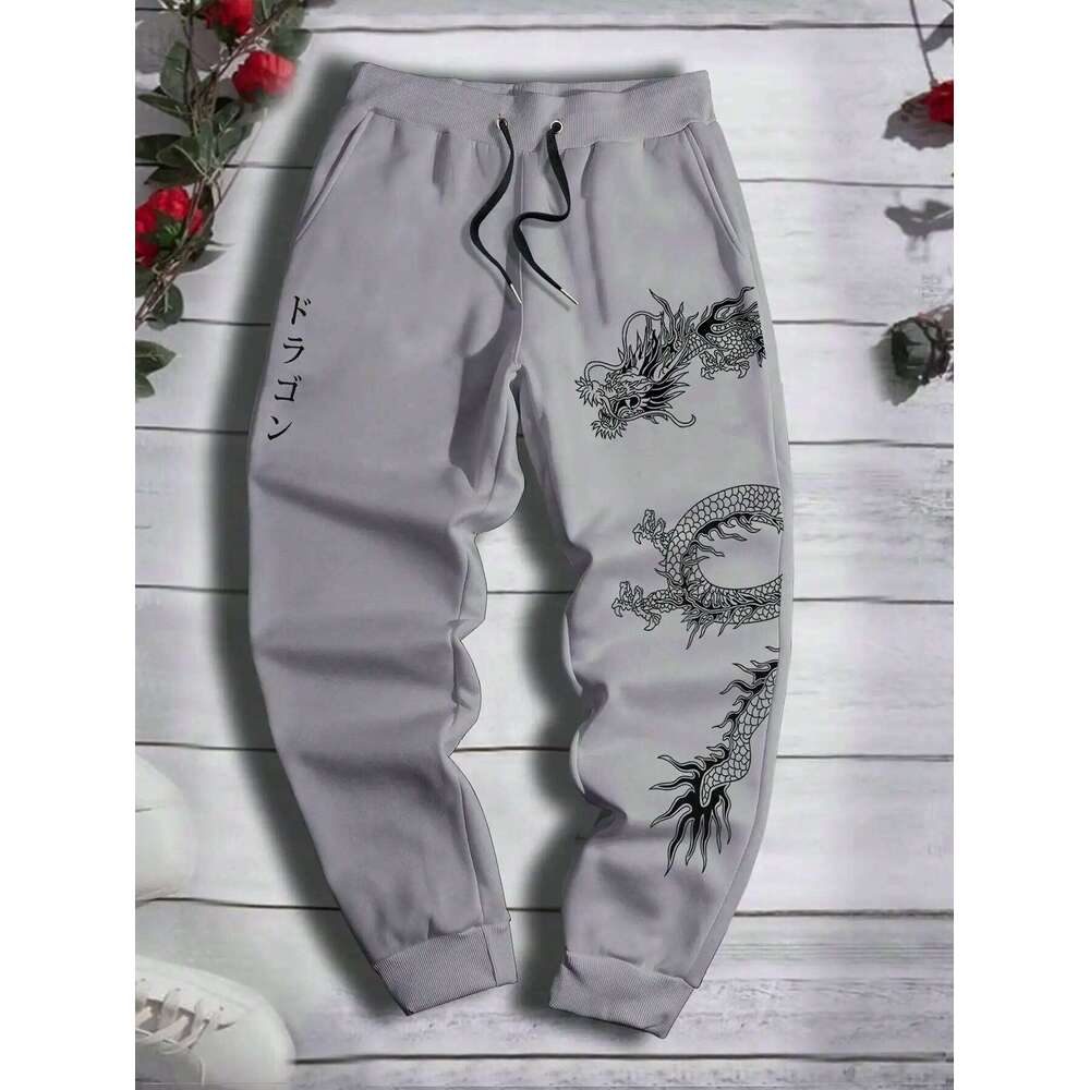 New sports for men 2024 trendy versatile men's loose trousers spring and autumn casual retro pants sweatpants S-3XL Z260315
